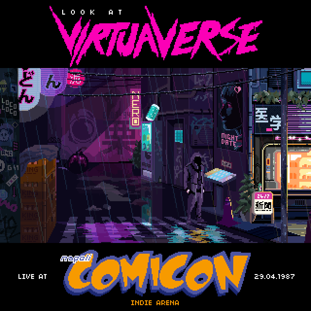 VirtuaVerse & Power Glove Ultra at COMICON ImaginaryCyberpunk